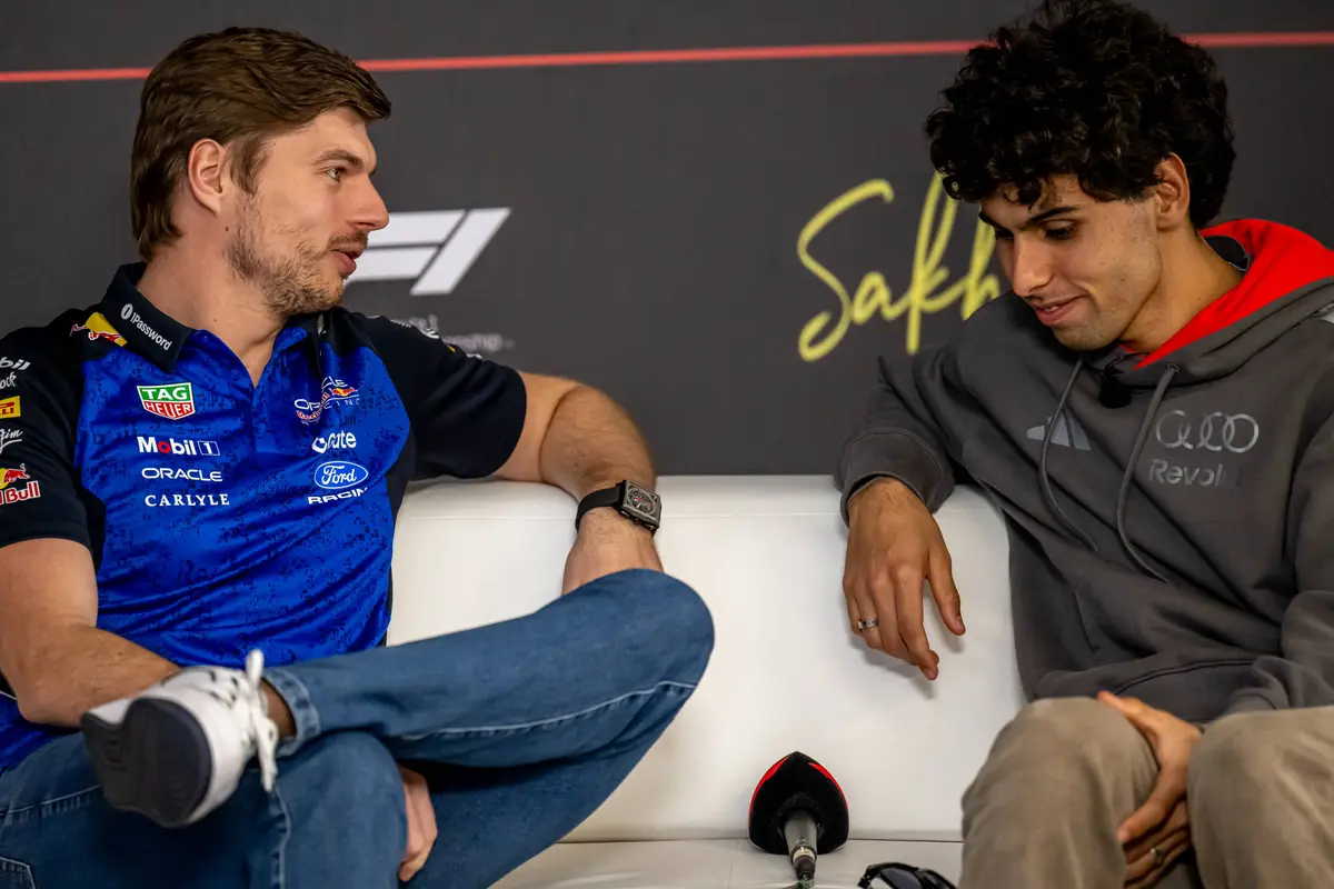 Gabriel Bortoleto Max Verstappen