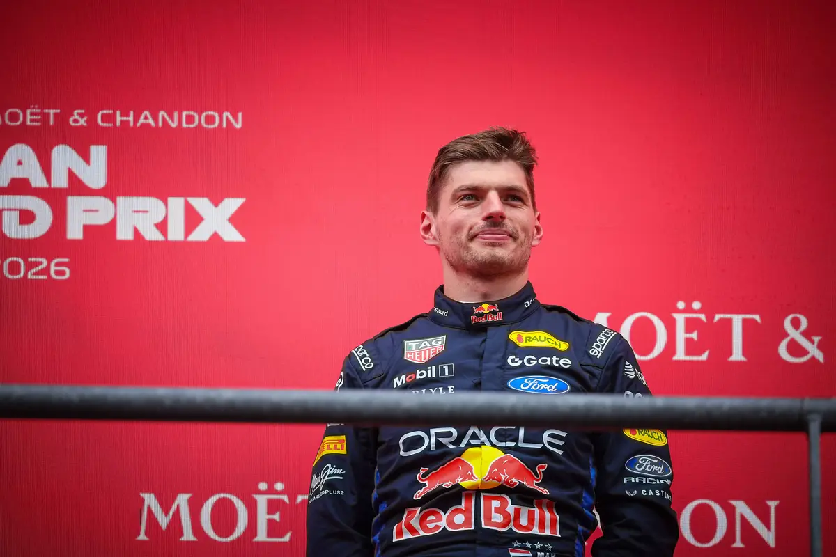 Max Verstappen podium
