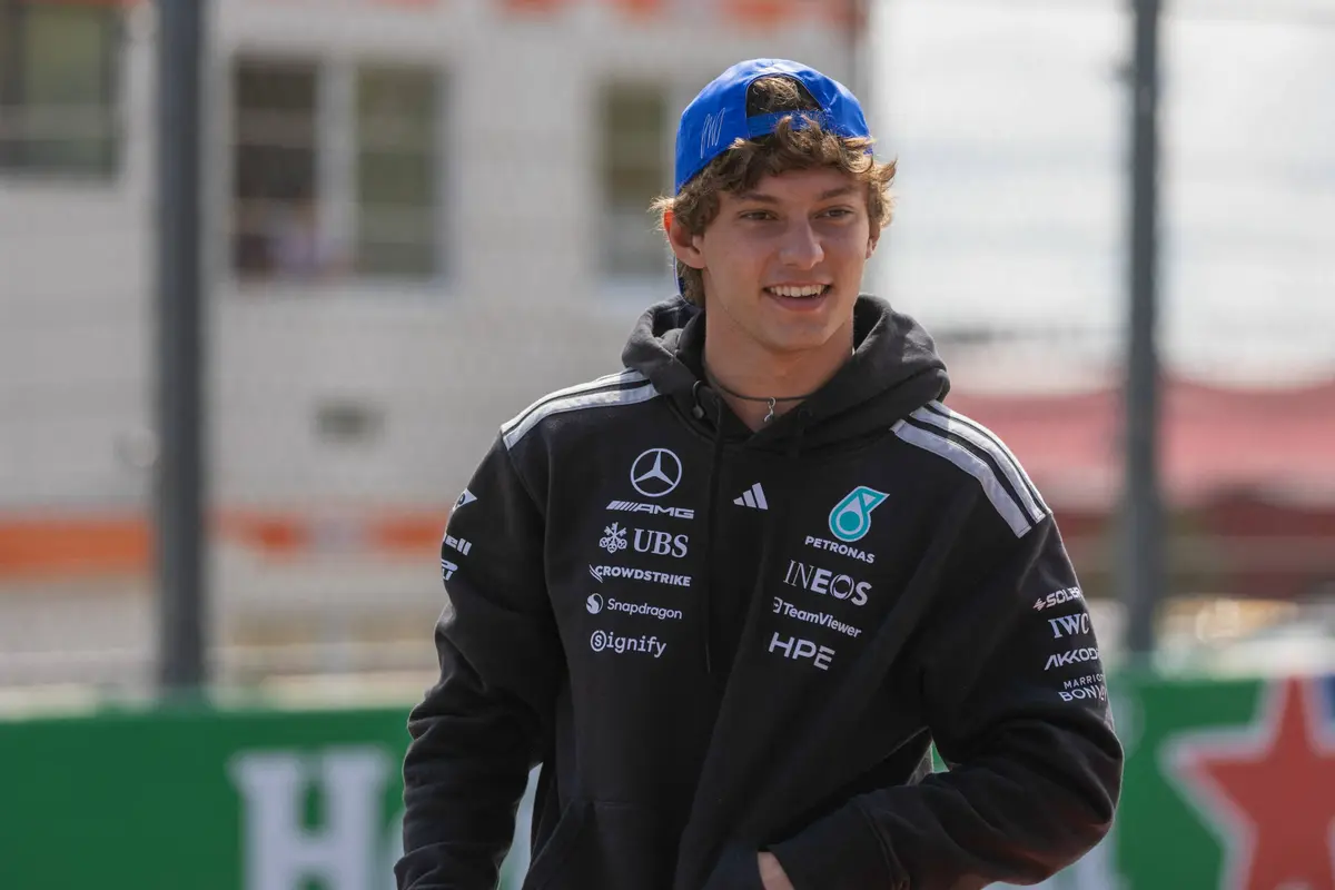Kimi Antonelli tijdens het F1-raceweekend in Nederland (2026)