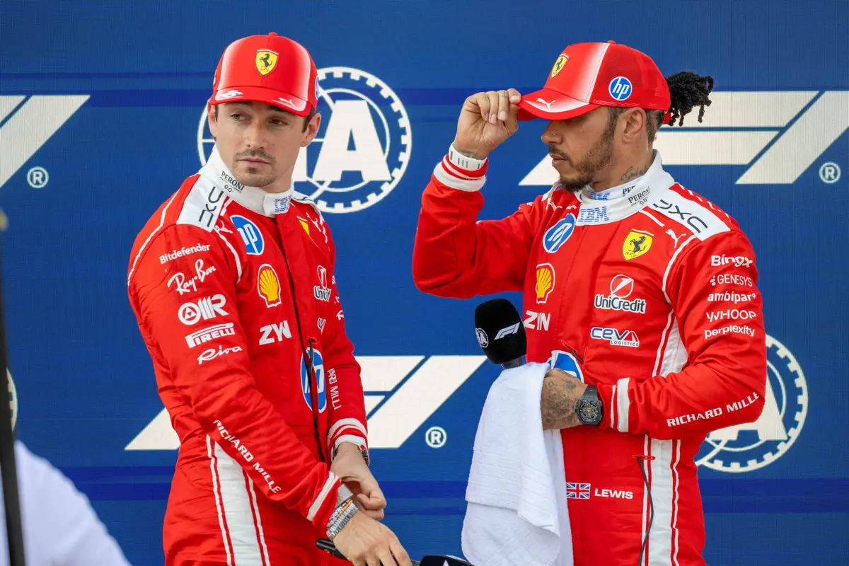 Lewis Hamilton Charles Leclerc