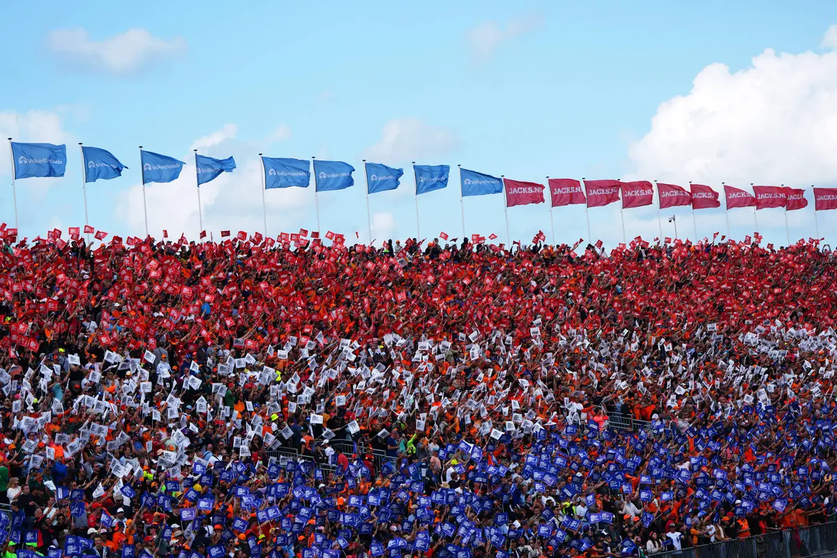 Nederlandse Max Verstappen-fans op Circuit Zandvoort