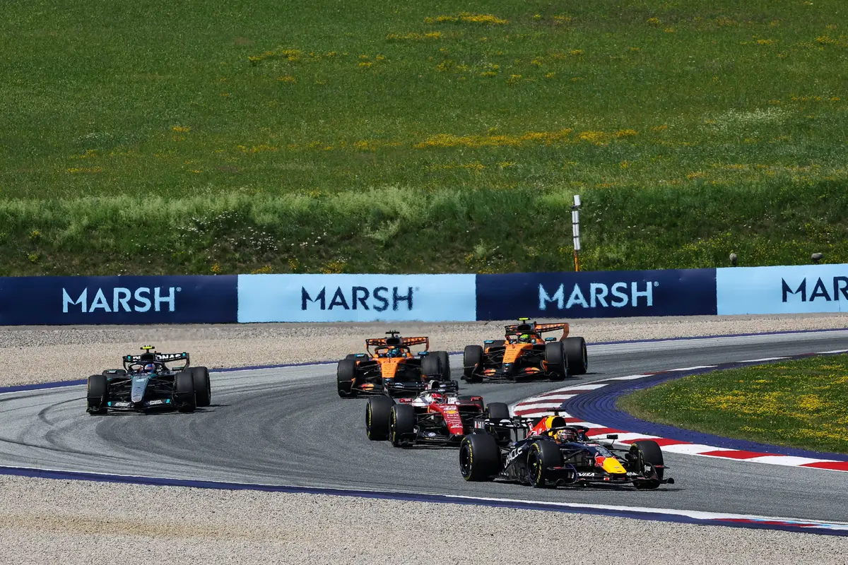 Een shot van de F1 Grand Prix van Oostenrijk in 2026