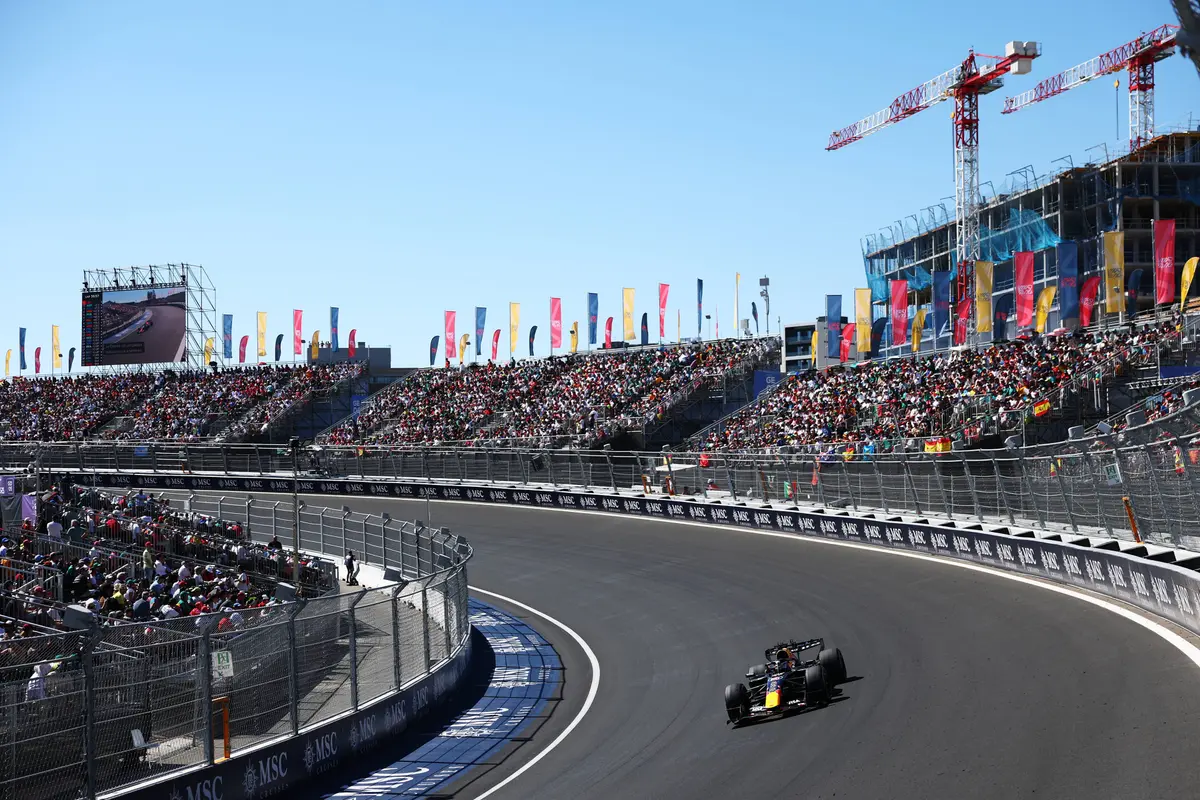 Een shot van de F1 Grand Prix van Spanje op de Madring in Madrid (2026)