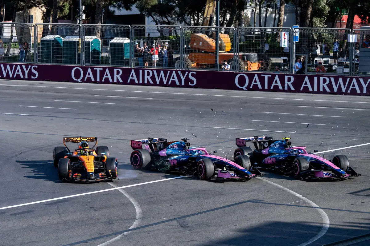Franco Colapinto, Pierre Gasly Lando Norris