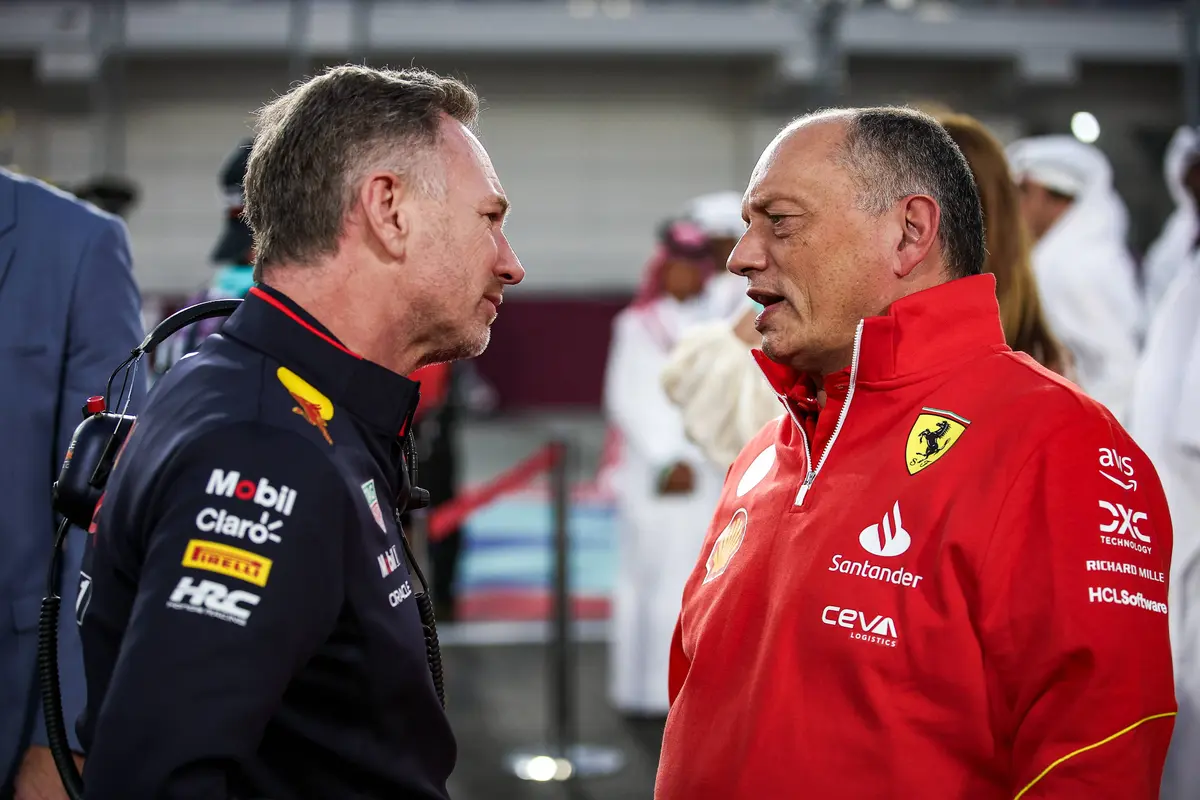 Christian Horner kan de opvolger van Fred Vasseur worden als teambaas bij Ferrari