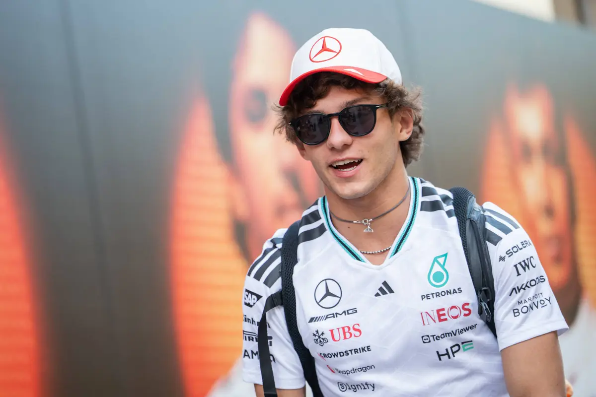 Kimi Antonelli op de raceday tijdens het F1-raceweekend in Madrid (2026)