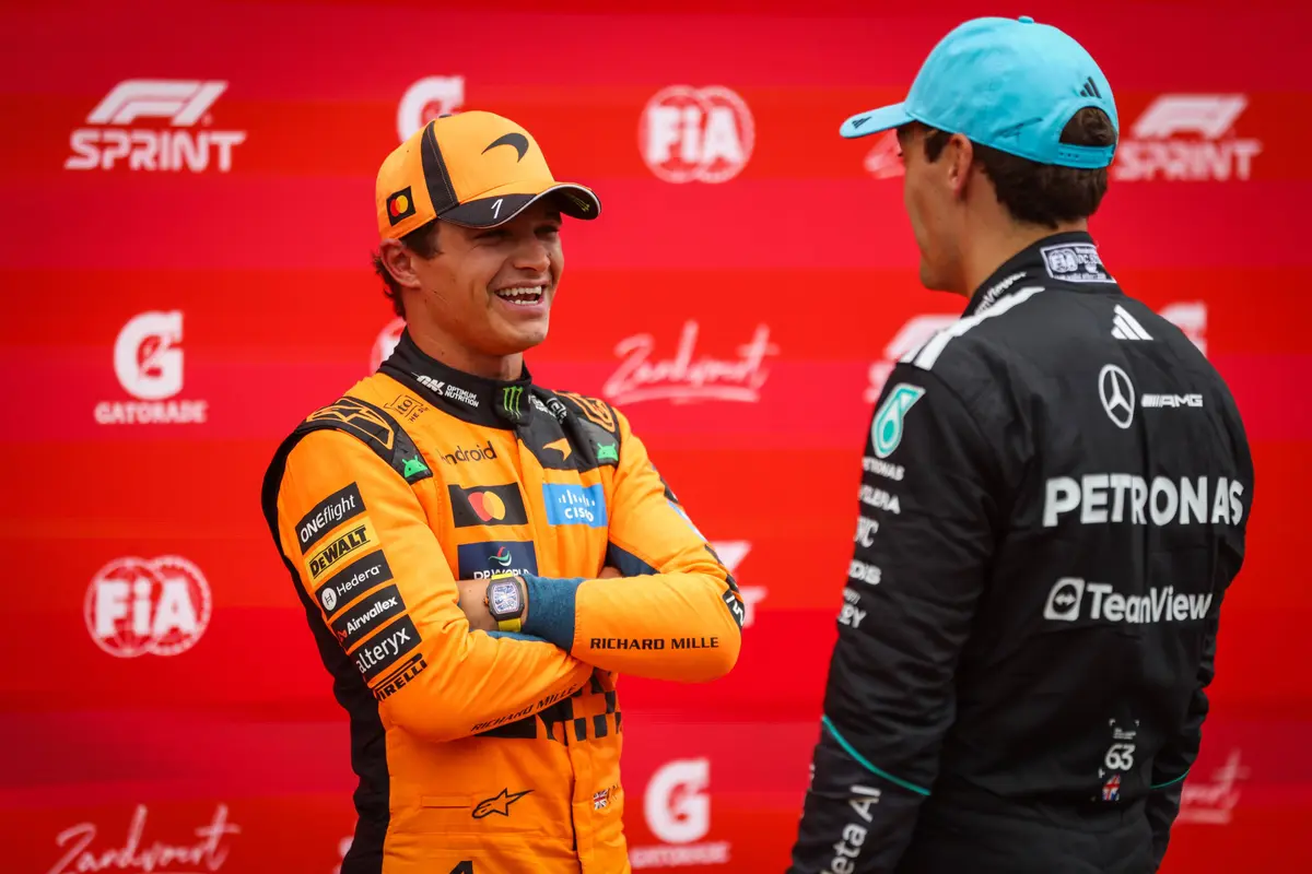Lando Norris George Russell