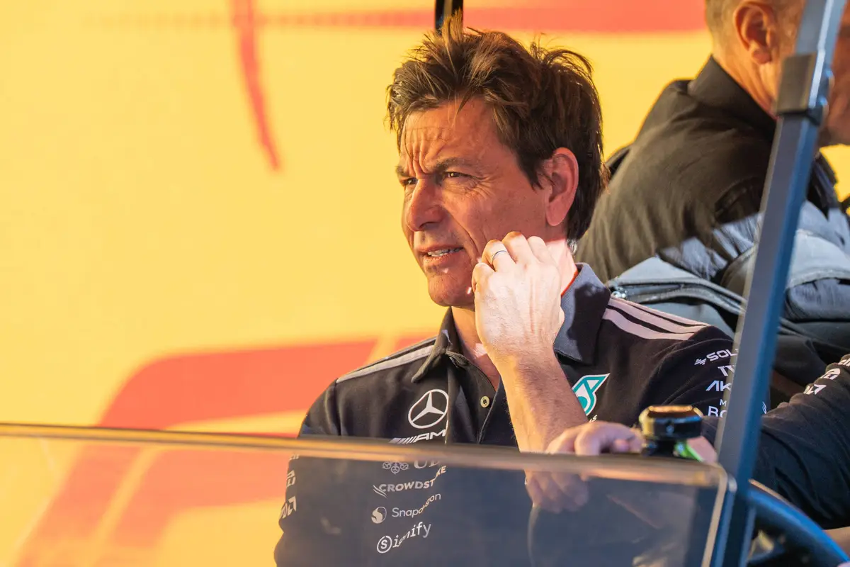 Toto Wolff aanwezig tijdens het F1-raceweekend in Spanje op de Madring in Madrid (2026)