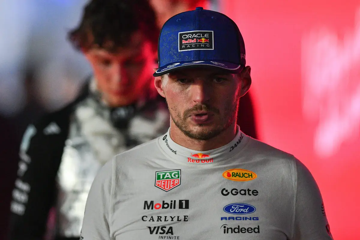 Max Verstappen na de race in Singapore in 2026