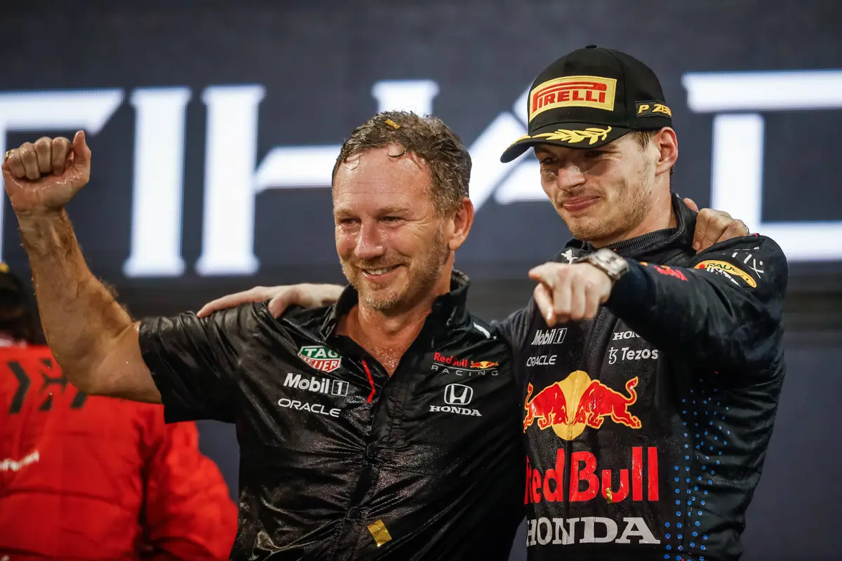 Max Verstappen Chrirstian Horner