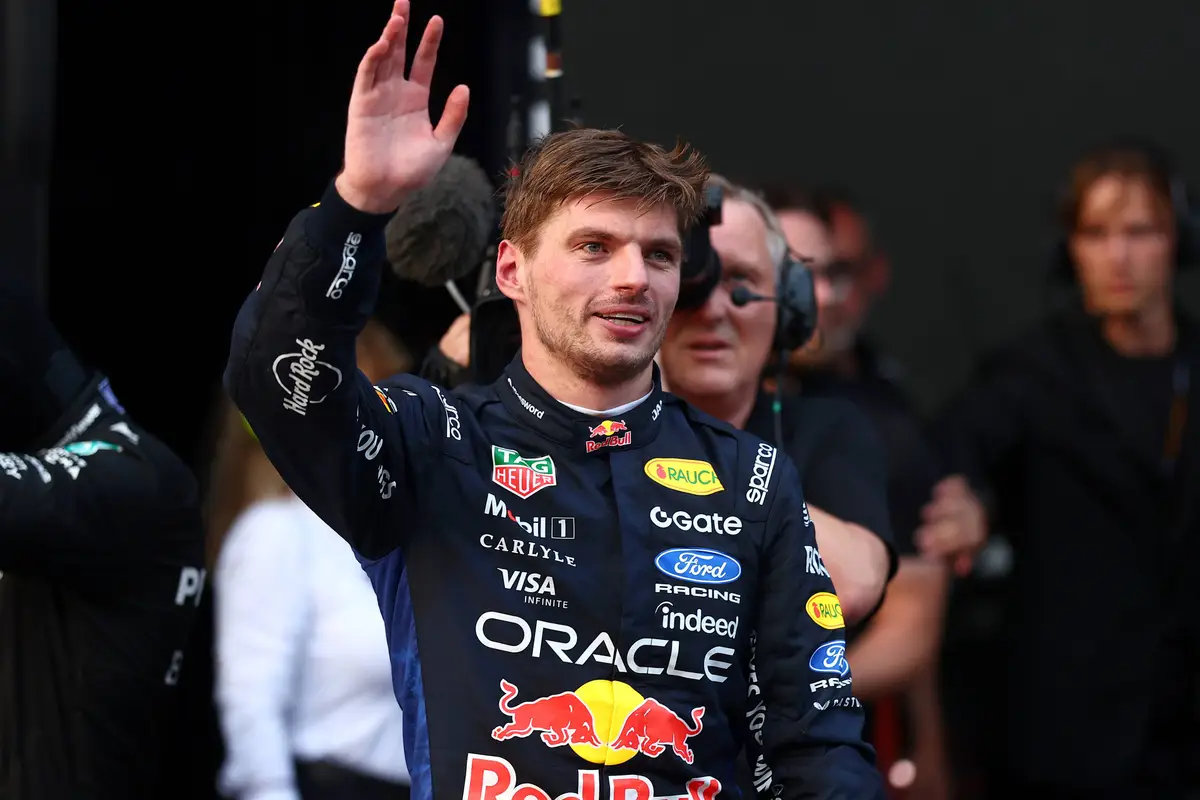 Max Verstappen na afloop van de F1 Grand Prix van Bahrein in Maleisië (2026)