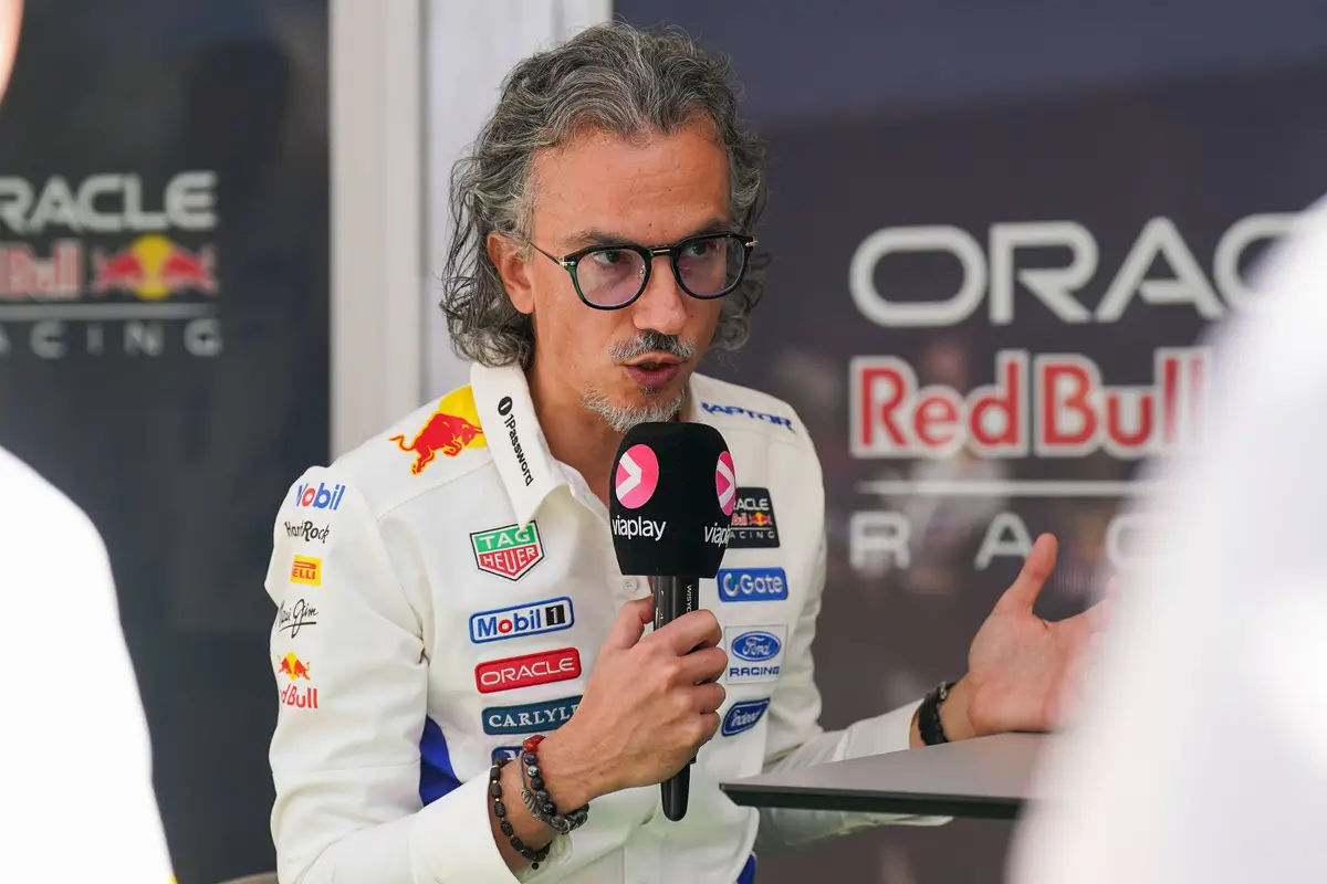 Red Bull-baas Laurent Mekies in de F1-paddock in Austin