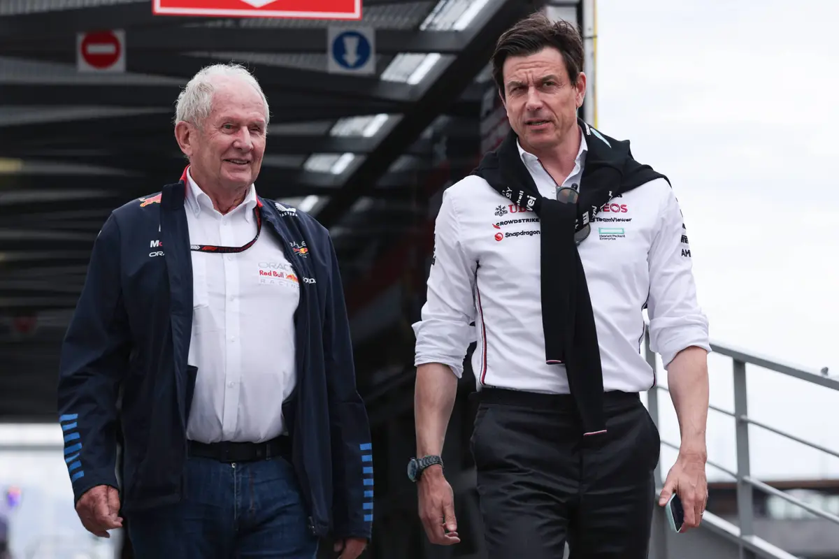 Toto Wolff Helmut Marko