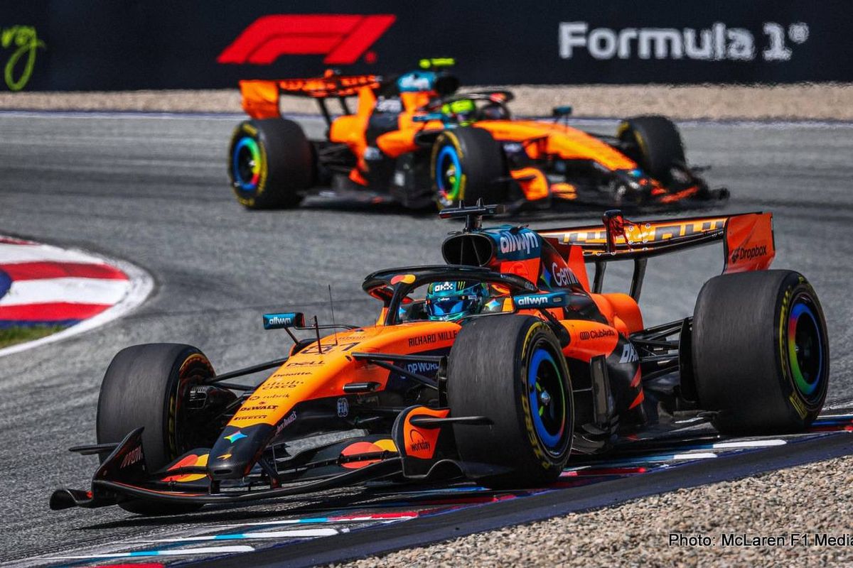 As good as it gets for Oscar Piastri and Lando Norris in Austria, simply not good enough from McLaren