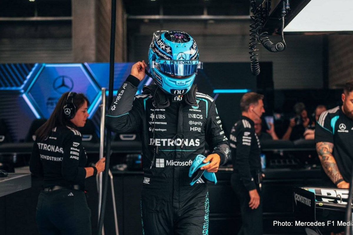 George Russell baffled after Kimi Antonelli 'destroyed' him in Belgian Grand Prix Qualifying
