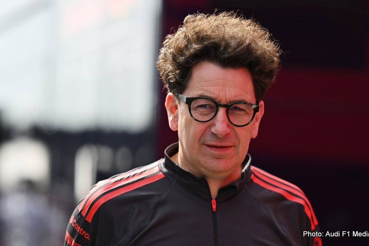 Mattia Binotto is "satisfied but not yet happy" so far with Audi debut season in Formula 1