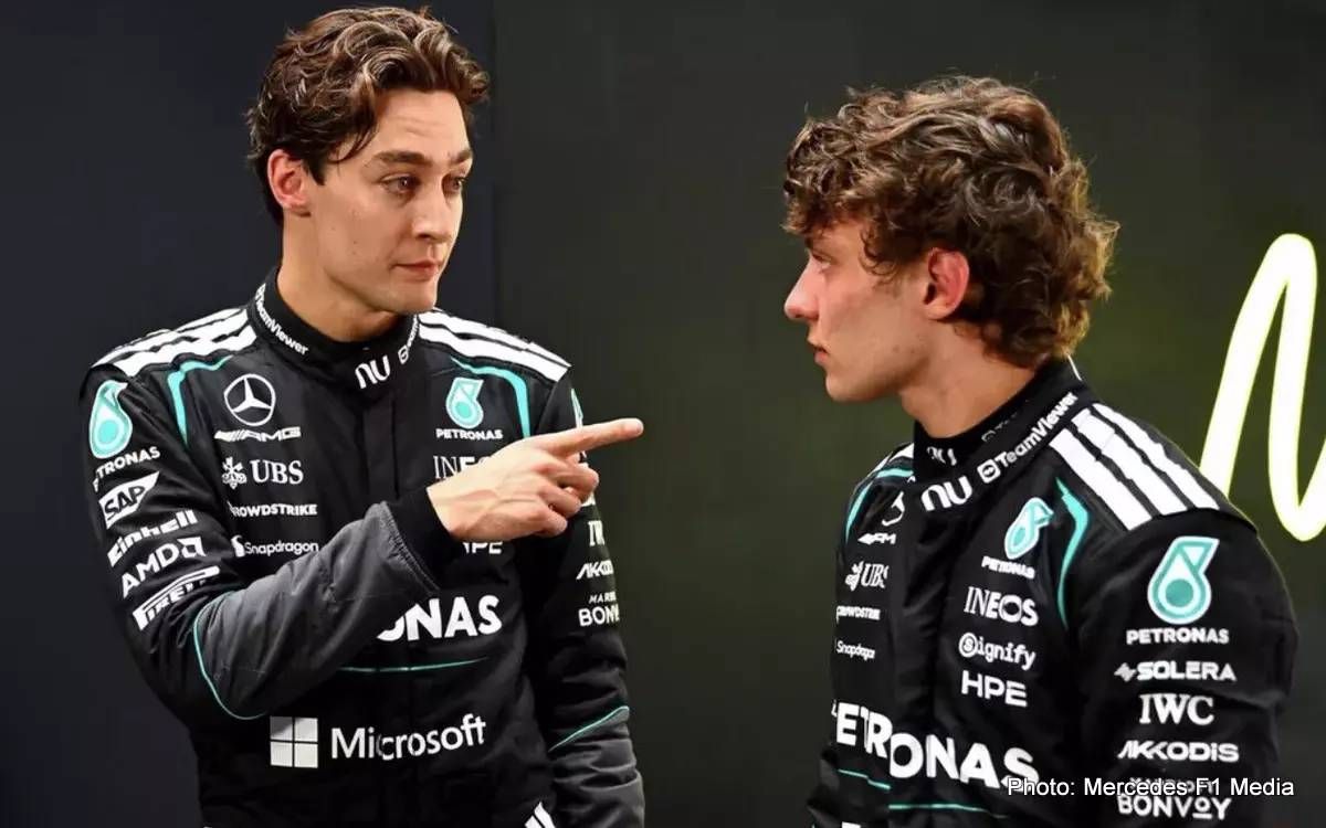 George Russell now number two to Kimi Antonelli at Mercedes?