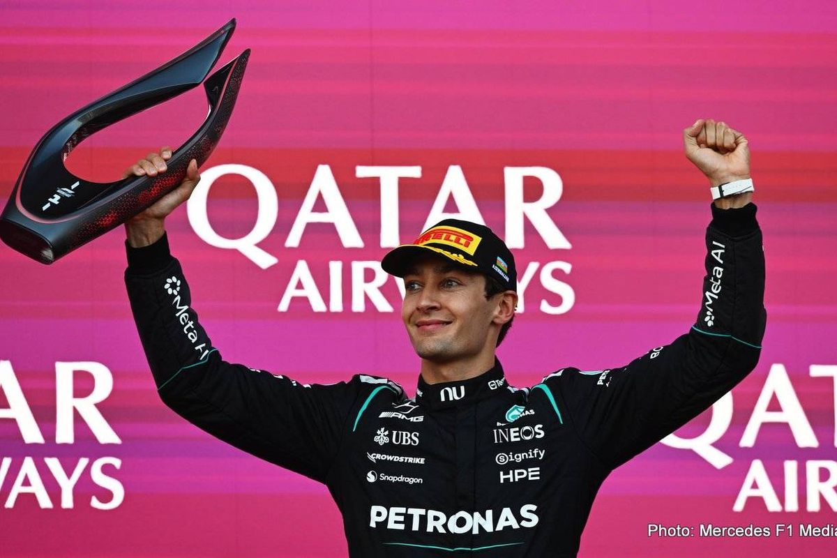 George Russell reflects on a thrilling victory crowning a perfect Azerbaijan Grand Prix weekend