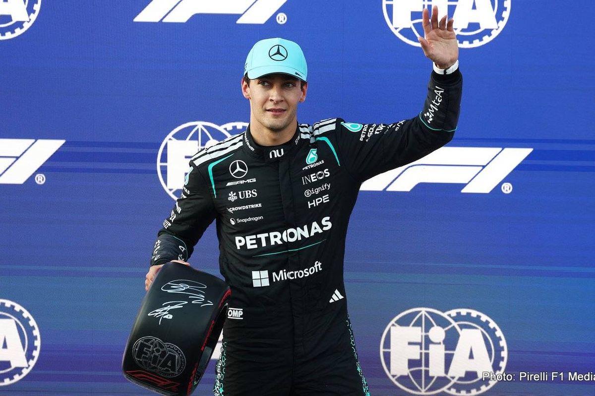 George Russell delivers his greatest "unbelievable" lap to demolish rivals in Azerbaijan Grand Prix