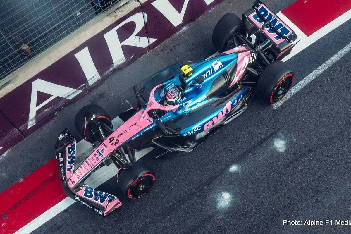 Pierre Gasly and Franco Colaponto fired up by Alpine pace ahead of Azerbaijan Grand Prix