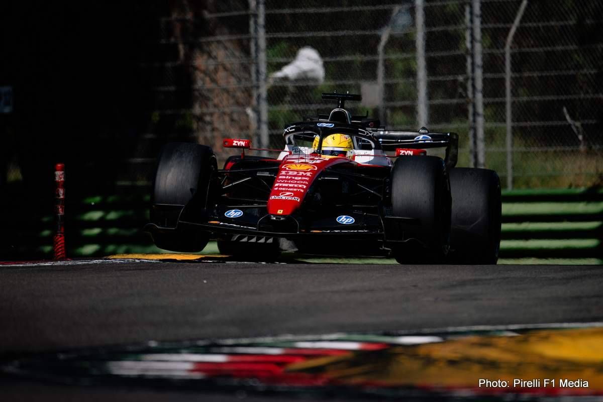 Ferrari drivers test Pirellis 2027 Formula 1 prototype tyres at Imola