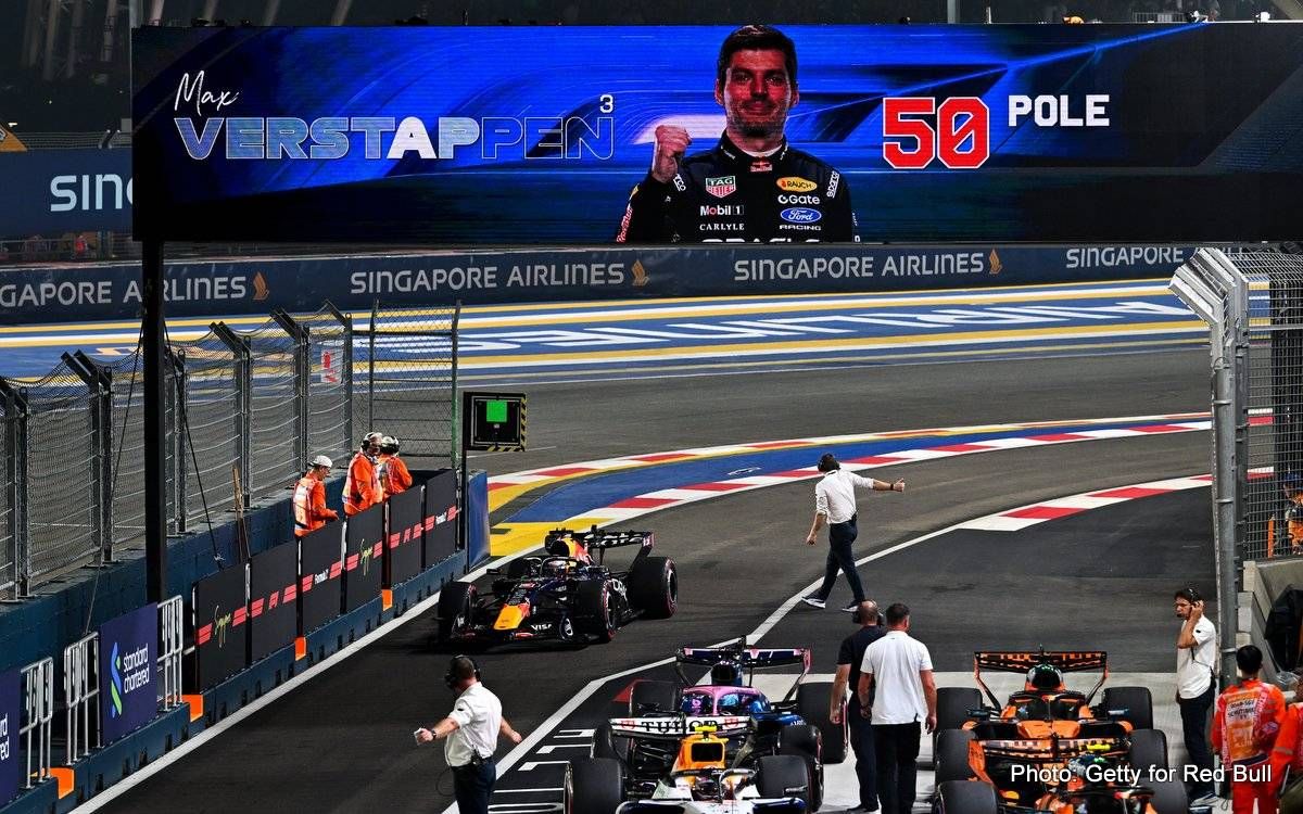 Max Verstappen claims 50th Formula 1 pole "the one I wanted" and now targets first Singapore win