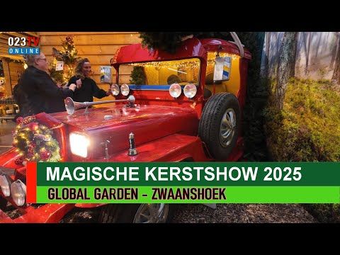 Tuincentra openen weer romantische Kerstshows: Beleef betovering bij Global Garden Zwaanshoek
