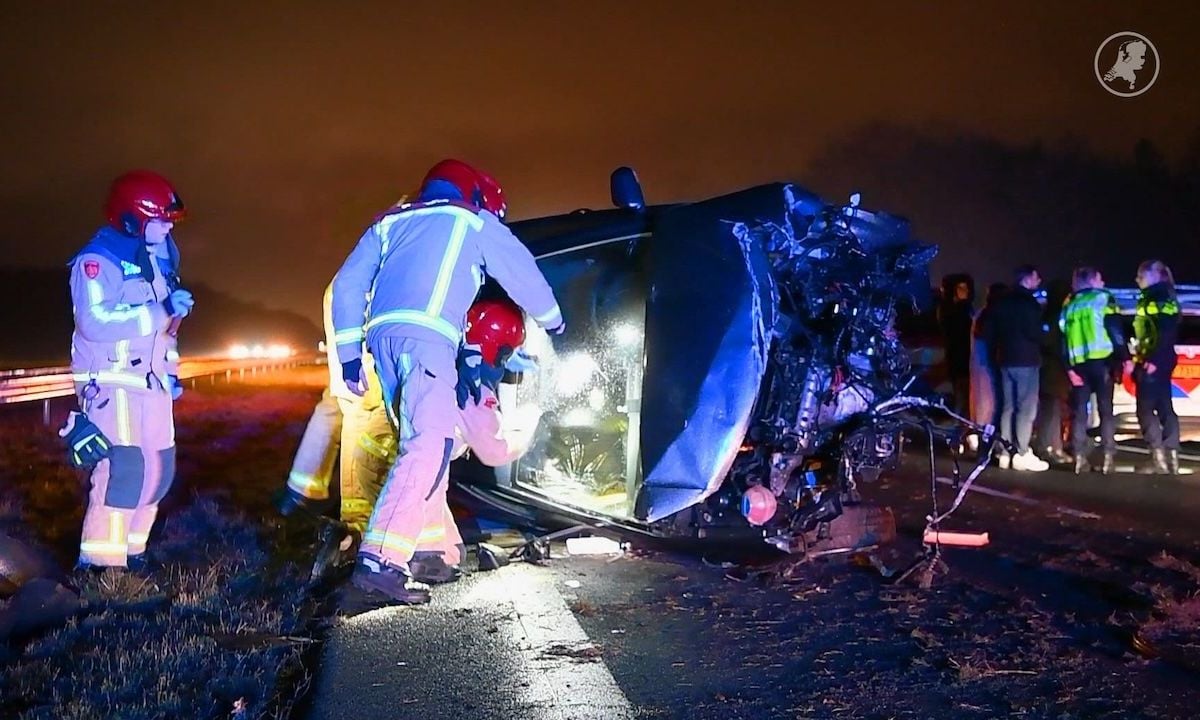 Drama op A67 bij Eersel: één dode en drie gewonden