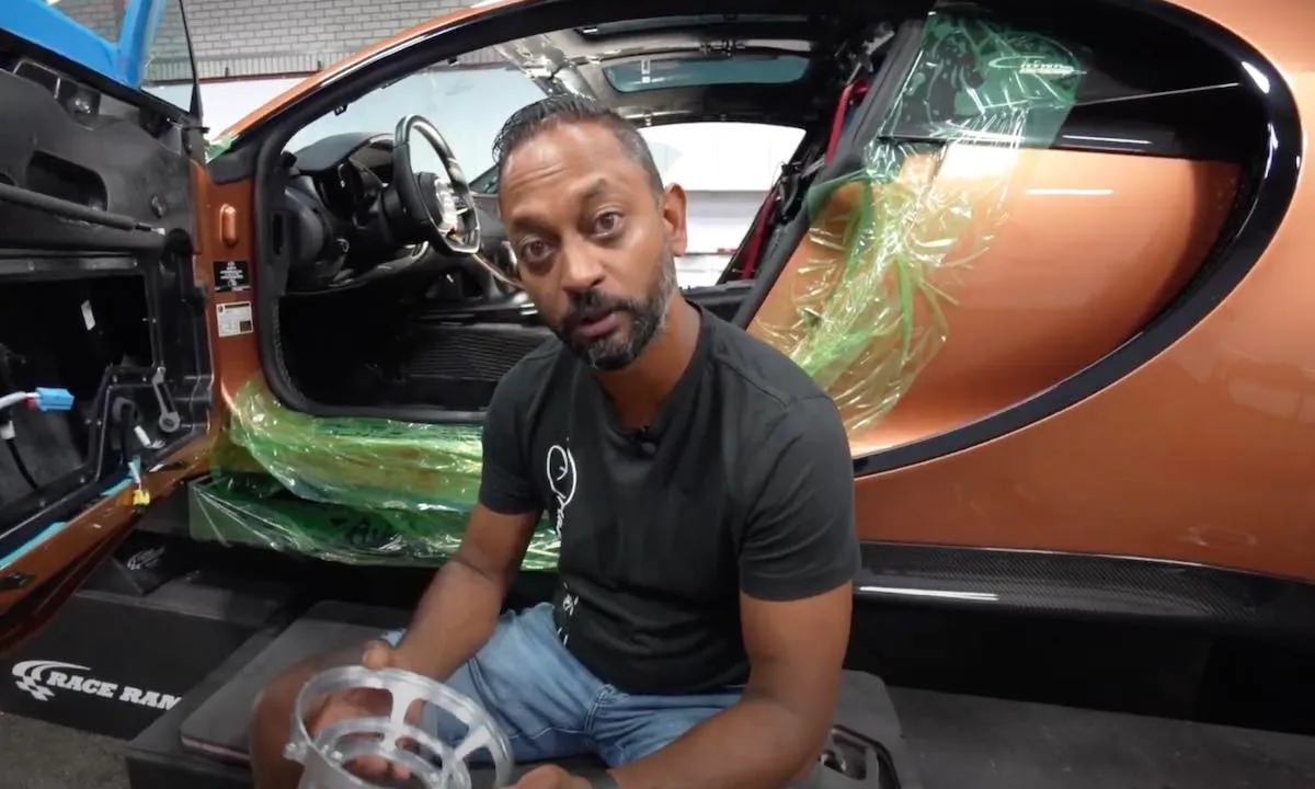 Bugatti van Andrew Tate in Nederland flink aangepakt