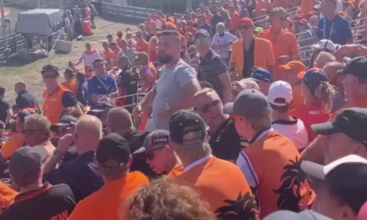 Man die rookbom op circuit gooide krijgt bierdouche en mag opzouten