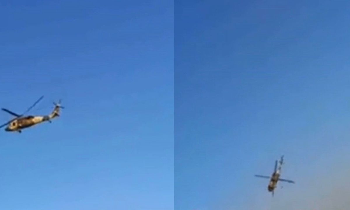 Taliban probeert in Amerikaanse helikopter te vliegen, stort keihard neer
