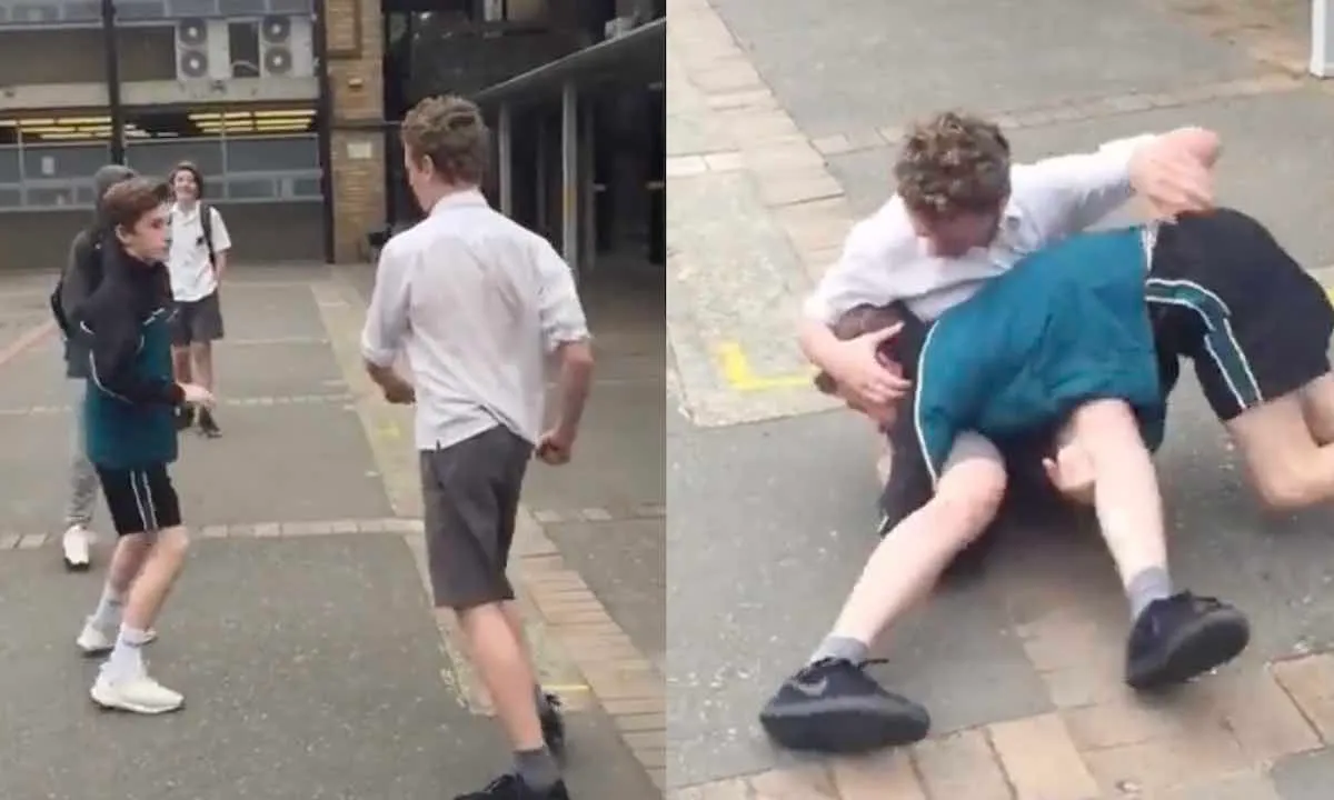 Het nut van vechtsport wordt in deze video briljant gedemonstreerd