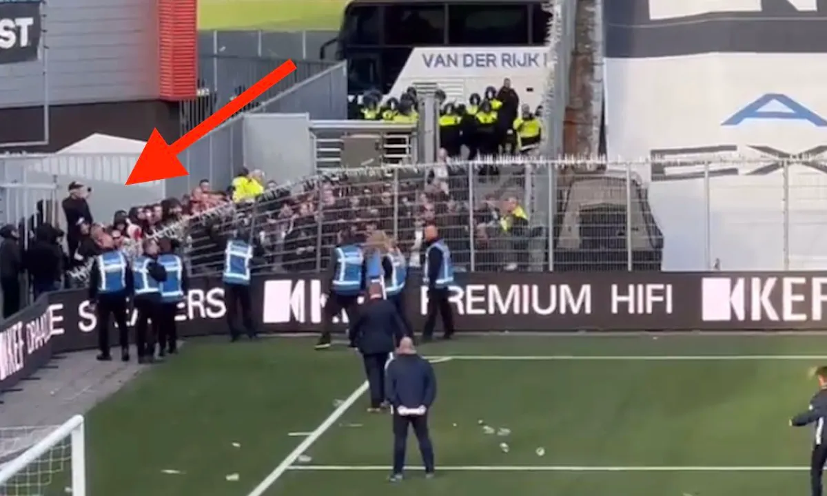 Beelden: steward zwaargewond bij rellen FC Den Bosch - TOP Oss