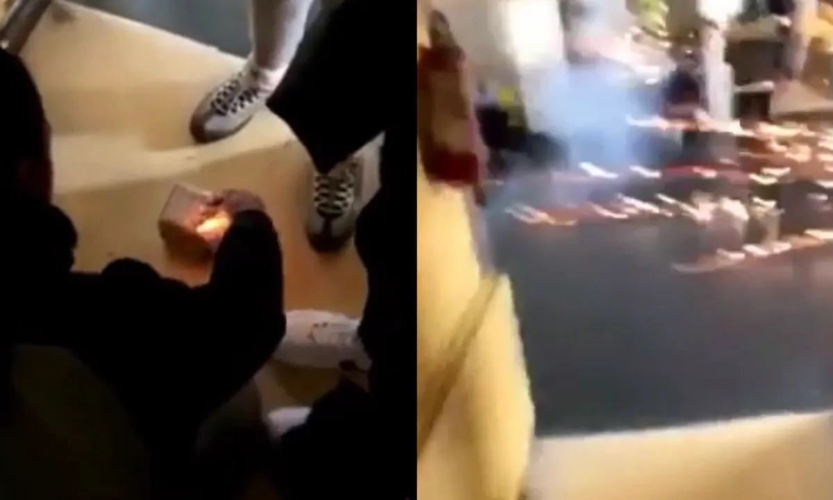 Vuurwerk in Franse school zorgt voor totale paniek