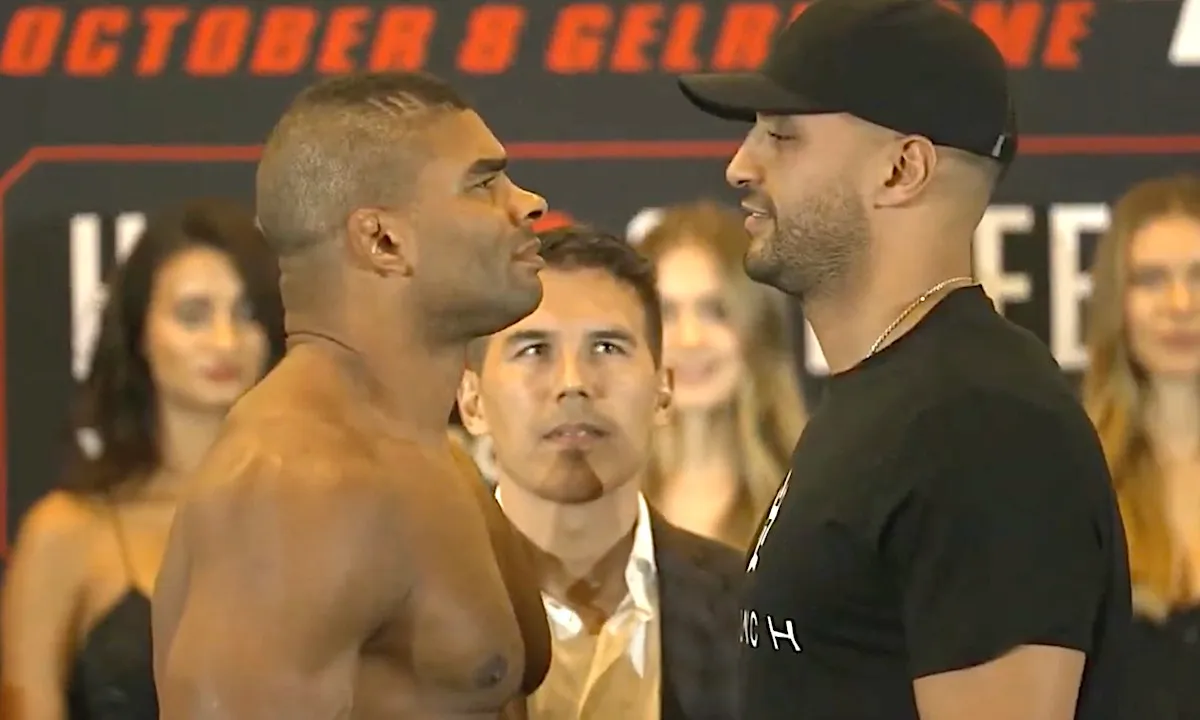 Alistair Overeem ziet er gigantisch uit, Badr krijgt het zwaar