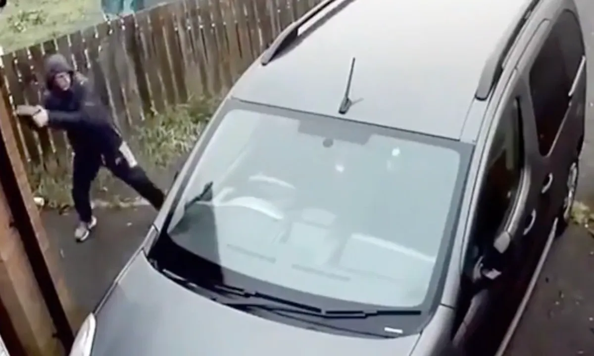 Een portie karma met hoofdpijn voor deze vervelende autodief