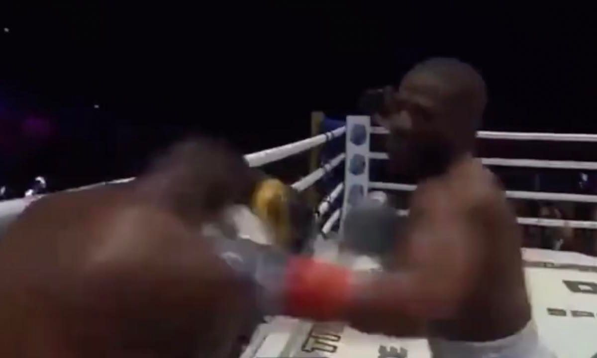 Video: Floyd Mayweather wint met TKO van YouTuber Deji