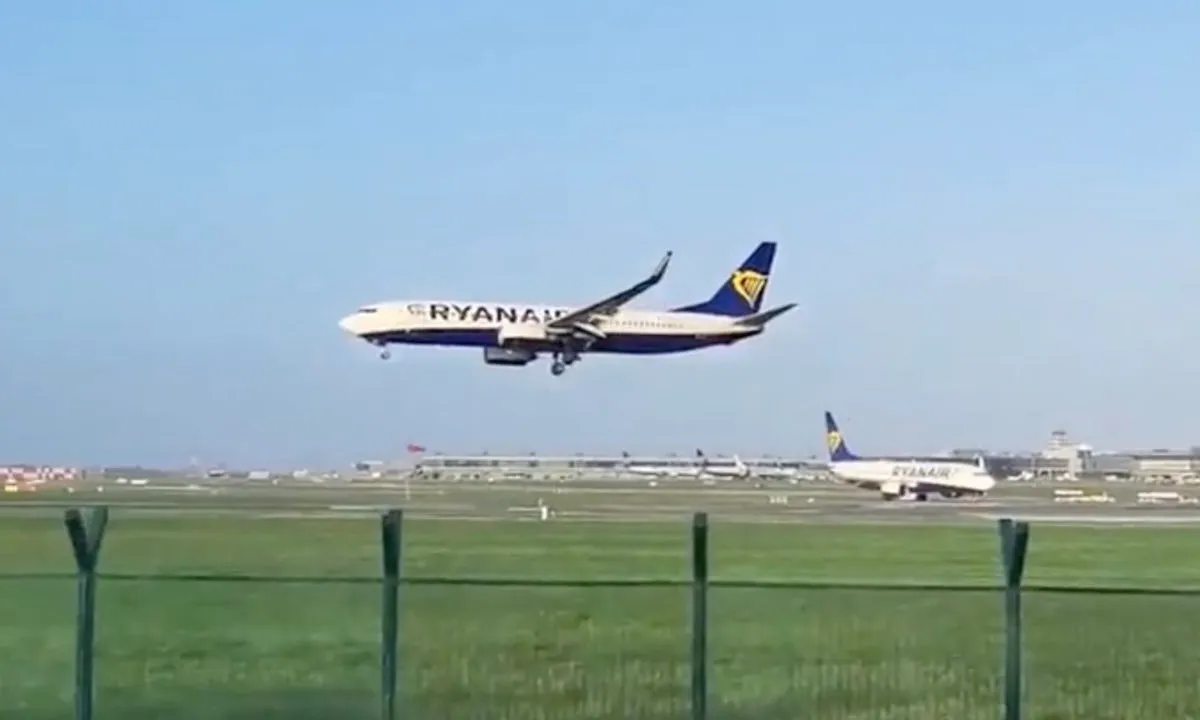 Poepbroekmoment voor passagiers van Ryanair bij zieke landing