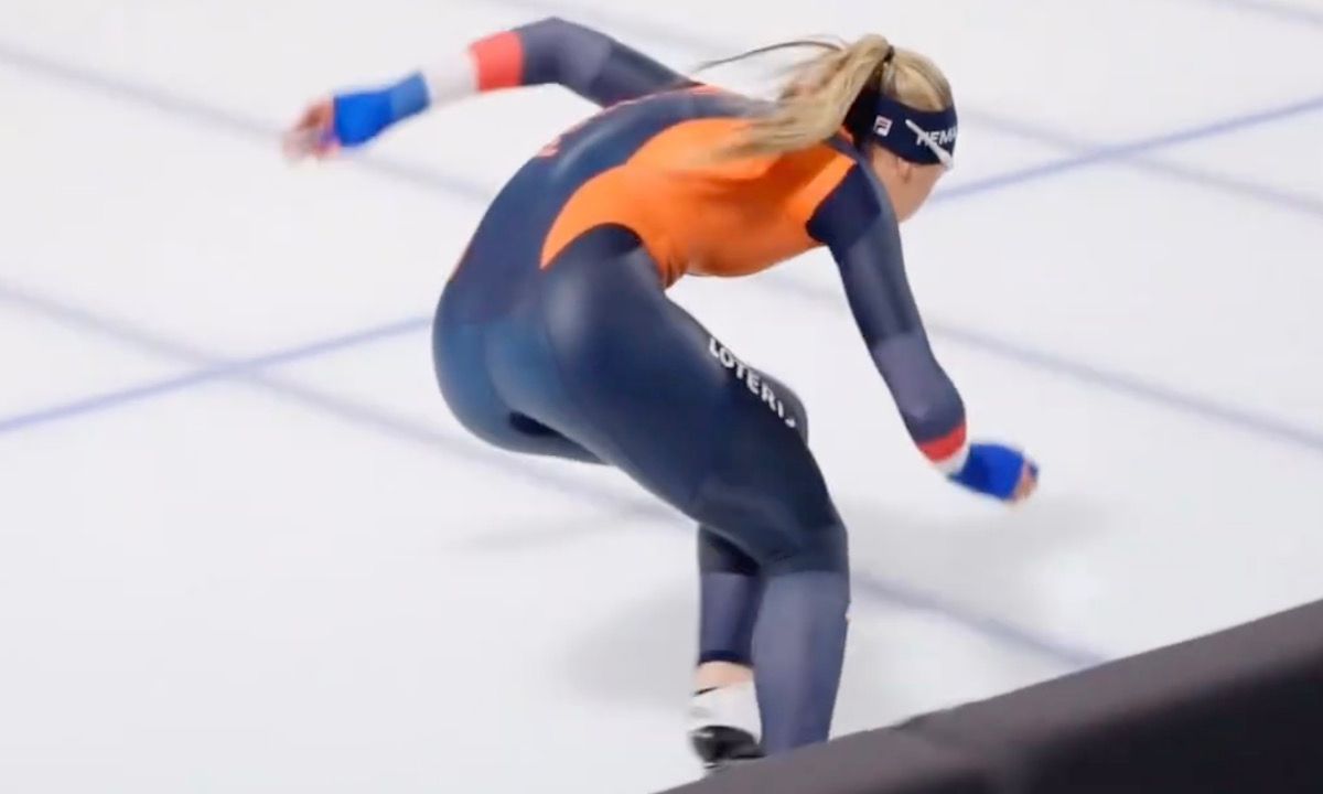 Jutta Leerdam wint goud op de 1000 meter, trakteert ons op heerlijke video