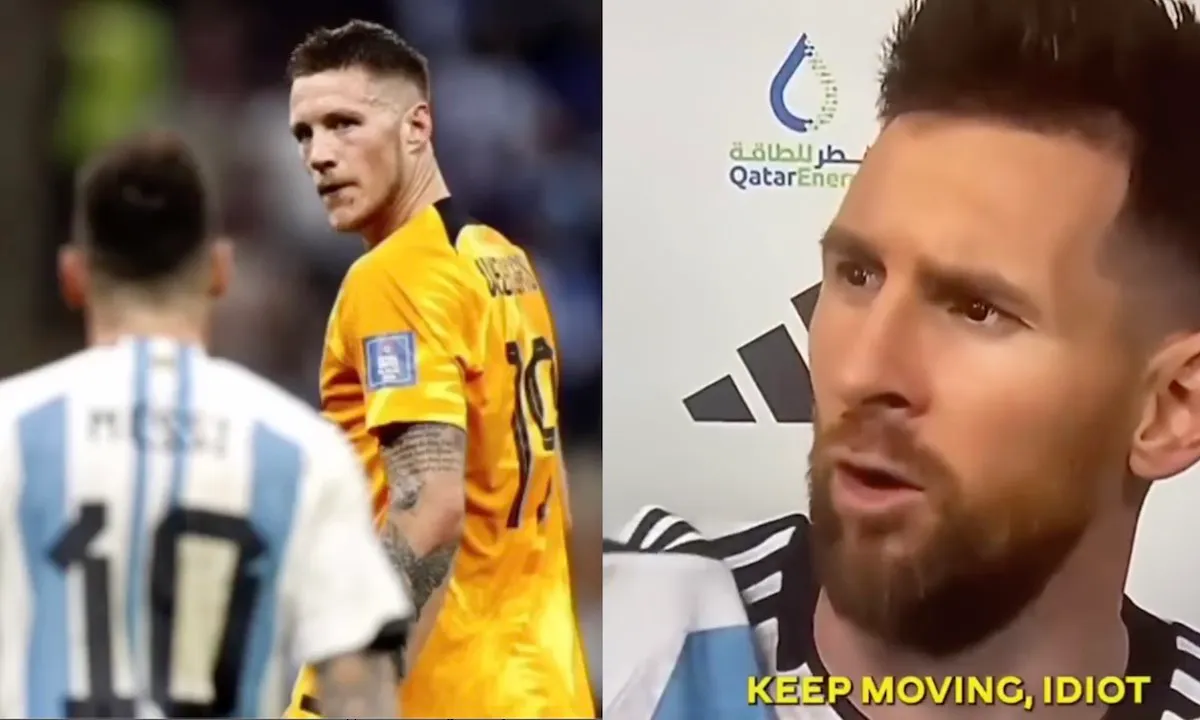Boze Messi scheldt ONZE Wout Weghorst uit: de beelden