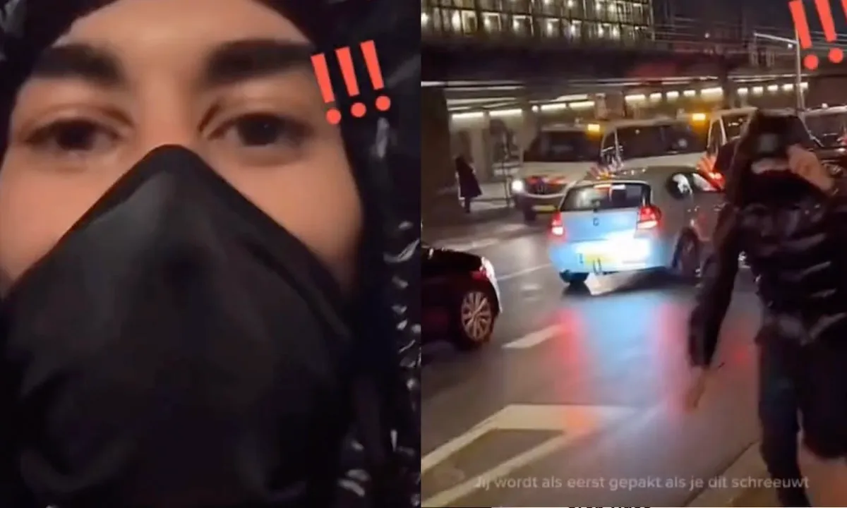Marokkaanse proleet gooit steen naar politie in Den Haag: 'Deze is voor Alex Soze'