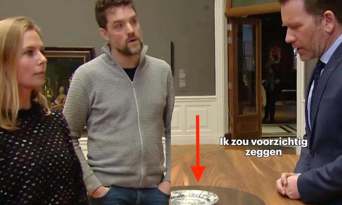 Vrouw koopt voor €1 bordje bij de Kringloop, blijkt het een fortuin waard te zijn