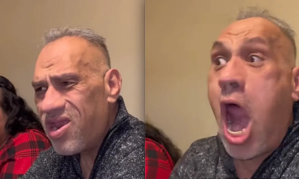 Vader wordt helemaal foxwild wanneer hij woord moet spellen