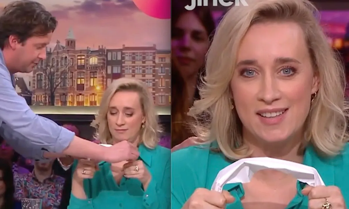 Eva Jinek wordt flink in de zeik genomen door Steven Kazàn