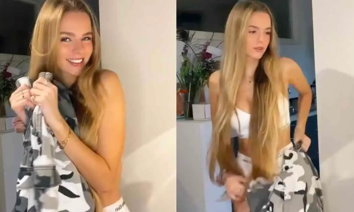 Lies Zhara trekt haar kleren uit voor spannend filmpje