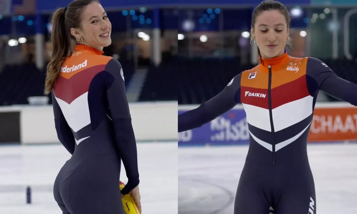 Suzanne Schulting pakt goud op het EK en is helemaal door het dolle heen