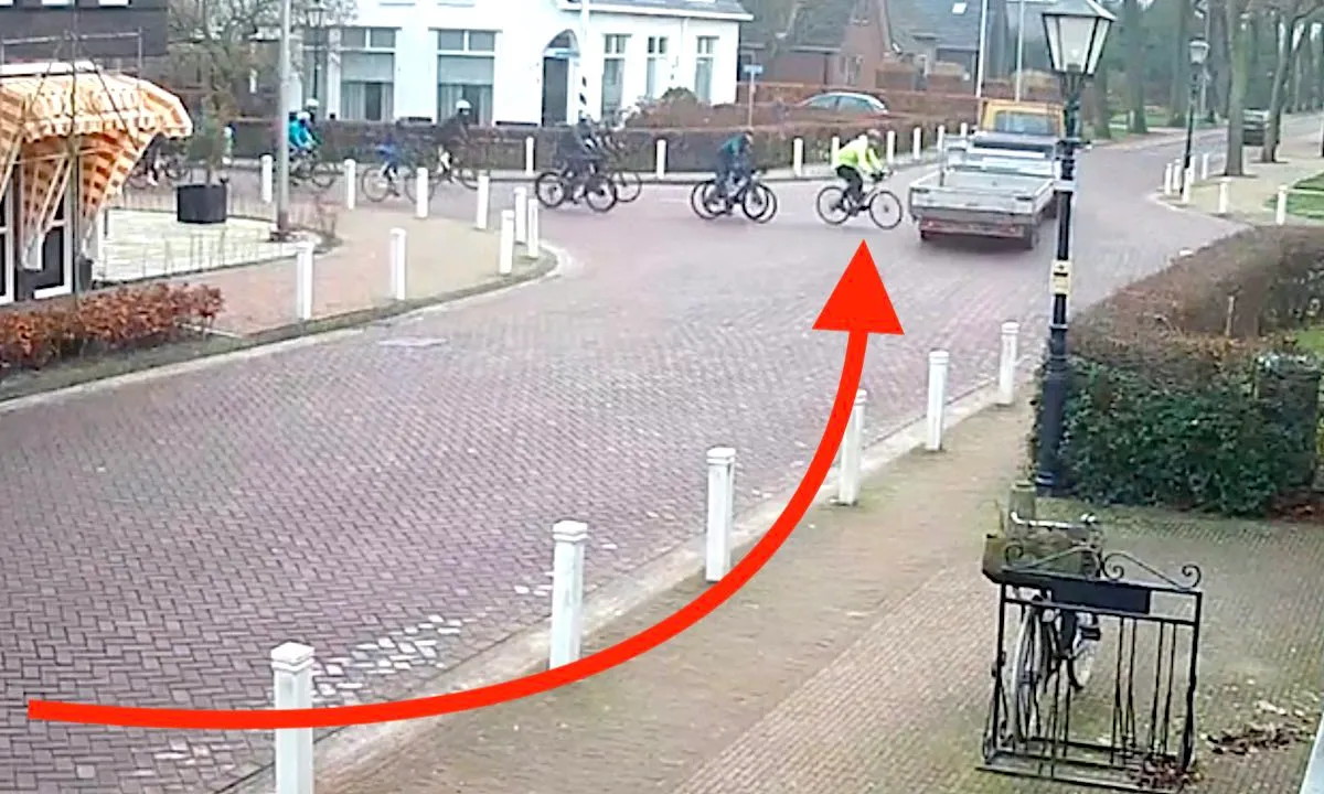 Gratis vliegles voor Nederlandse wielrenner die illegaal voorrang neemt