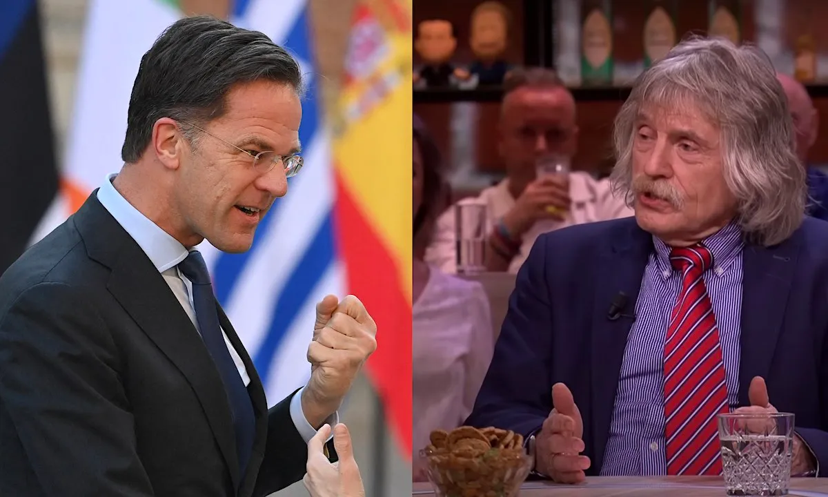 Johan Derksen haalt keihard uit naar Mark Rutte: 'Opsodemieteren!'