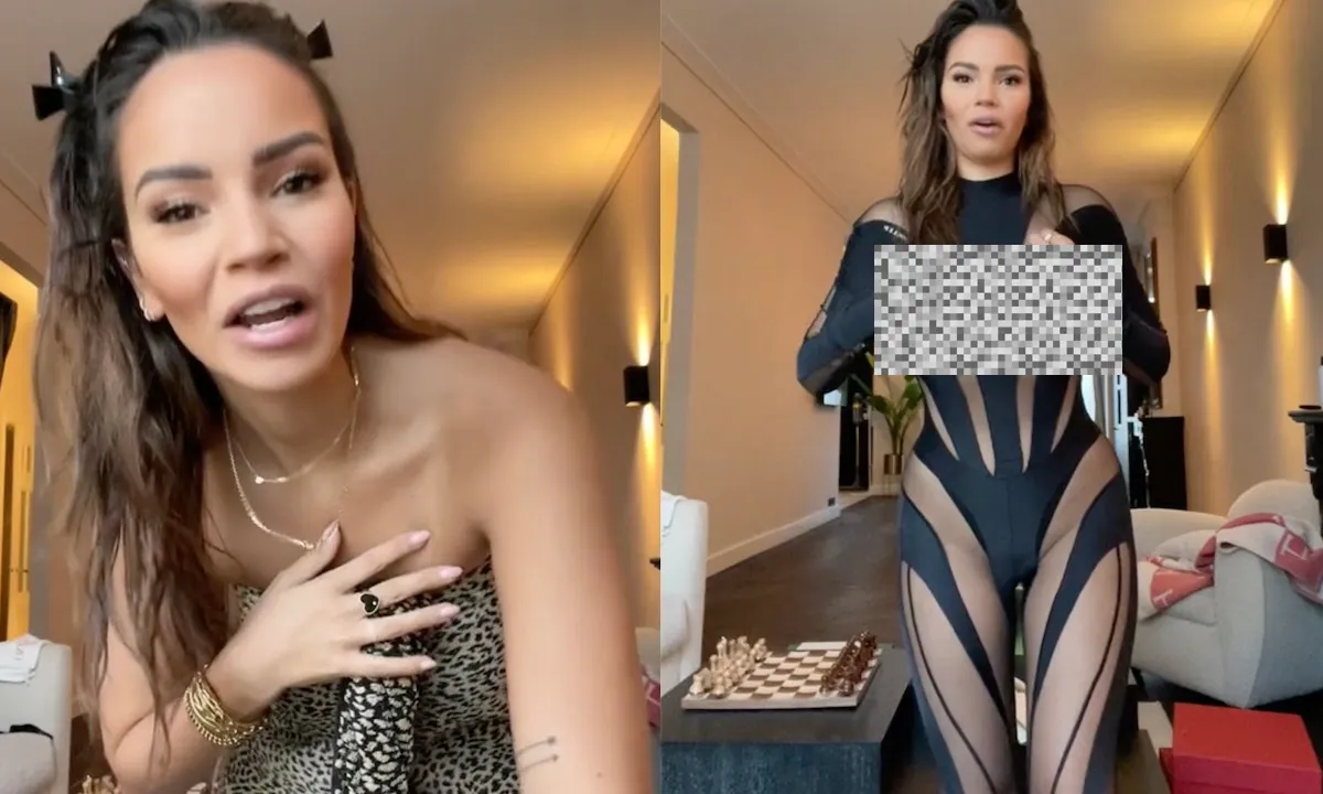 Monica Geuze hijst zich in een catsuit en haar volgers worden helemaal wild