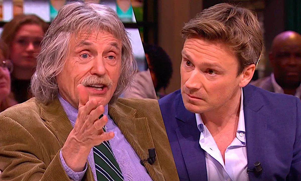 Sander Schimmelpenninck wordt met de grond gelijk gemaakt door Johan Derksen